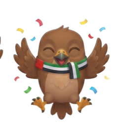 Saqr celebrating at the finale